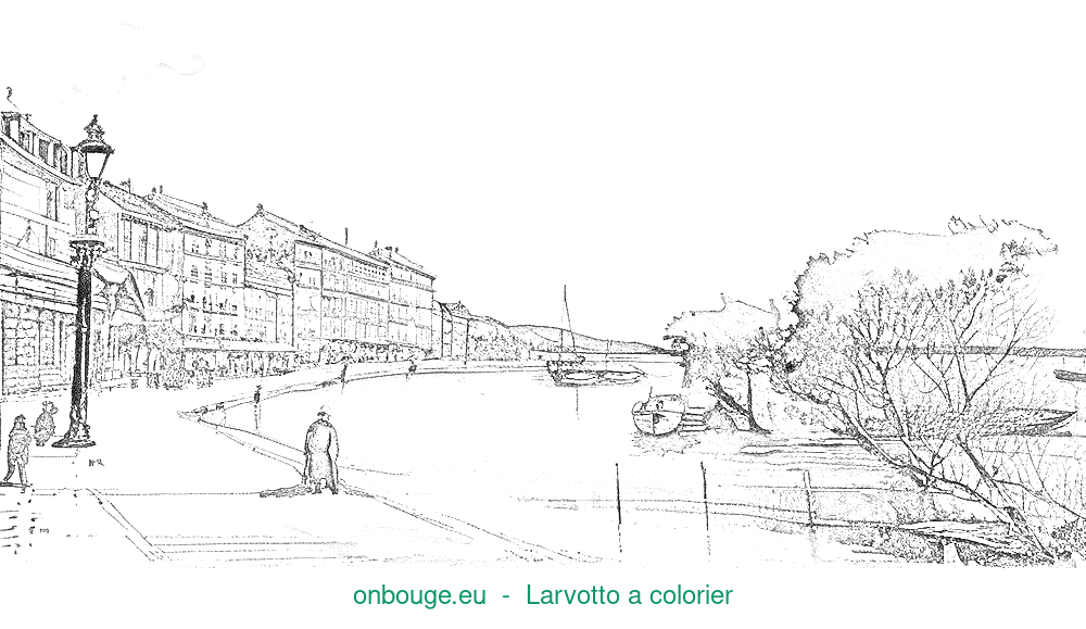 Coloriage de Larvotto