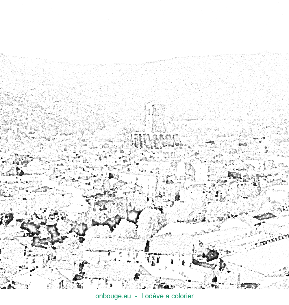 Coloriage de Lodève