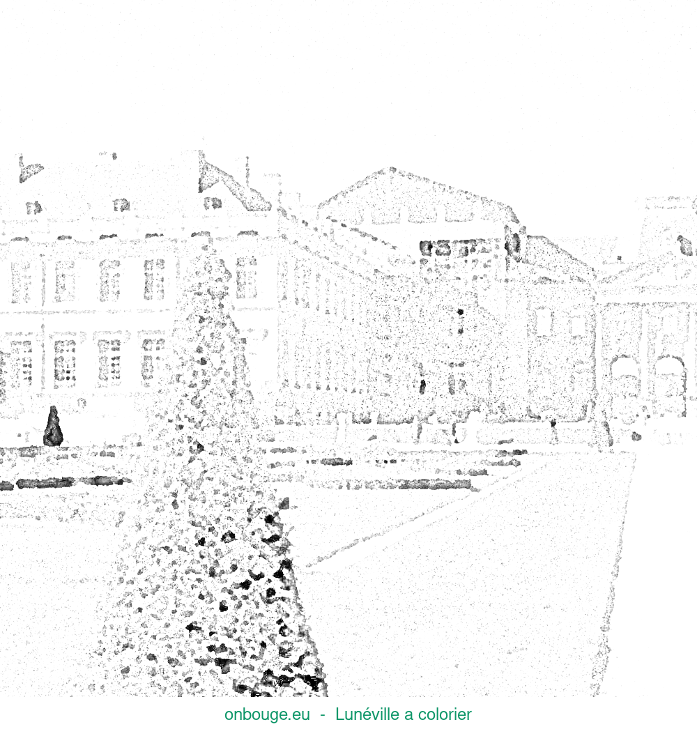 Coloriage de Lunéville