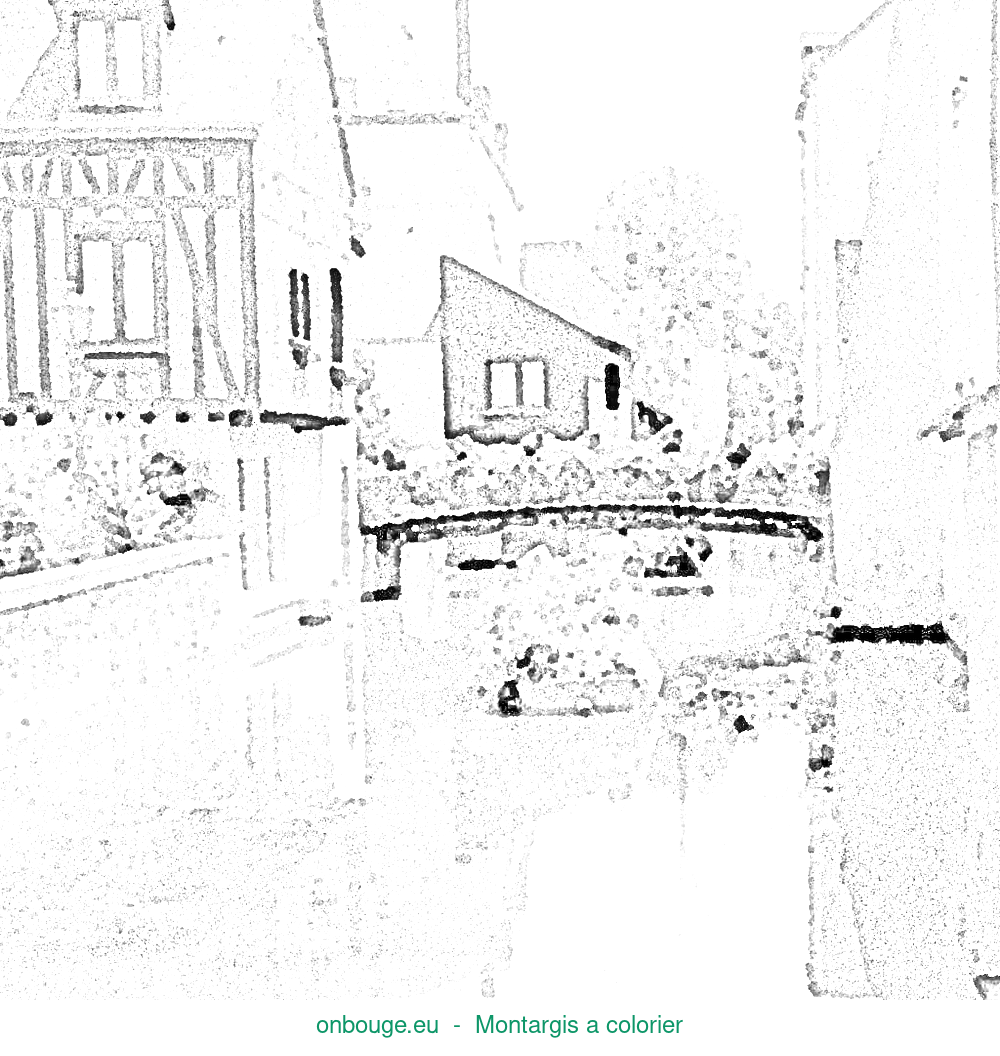 Coloriage de Montargis