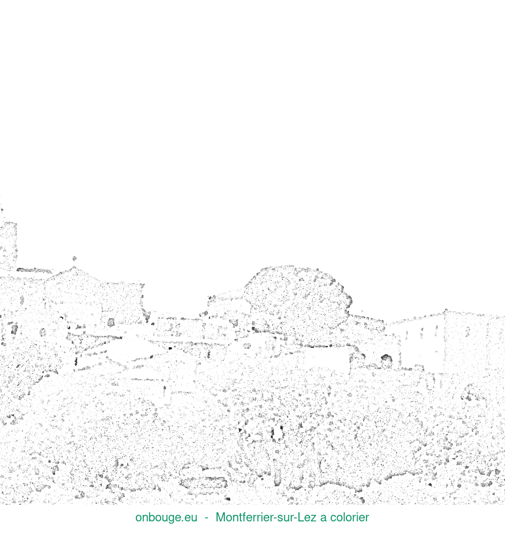 Coloriage de Montferrier-sur-Lez