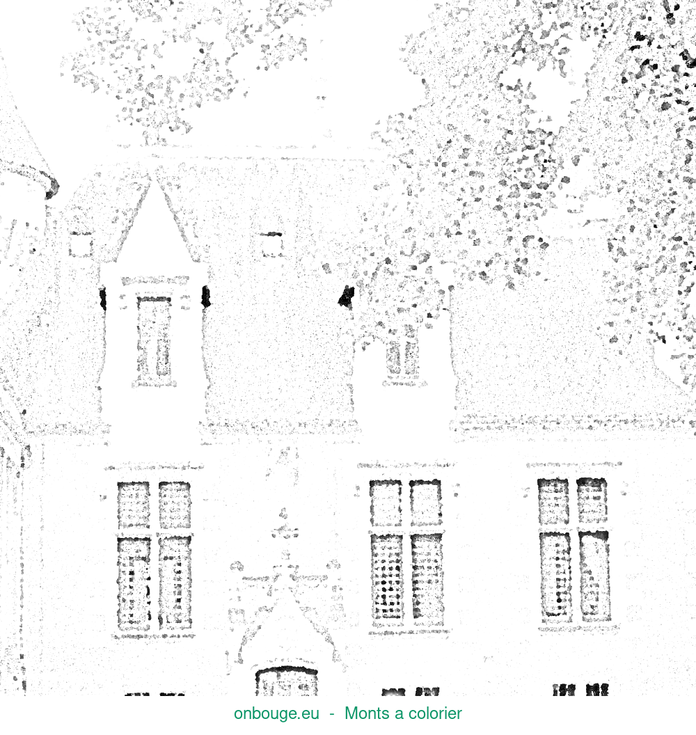 Coloriage de Monts