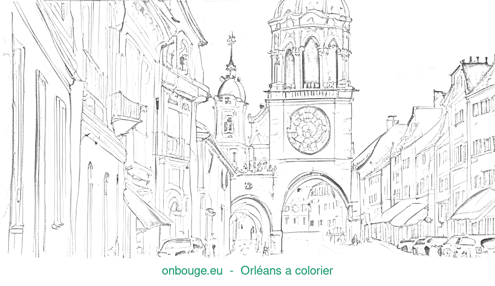 Coloriage d’Orléans