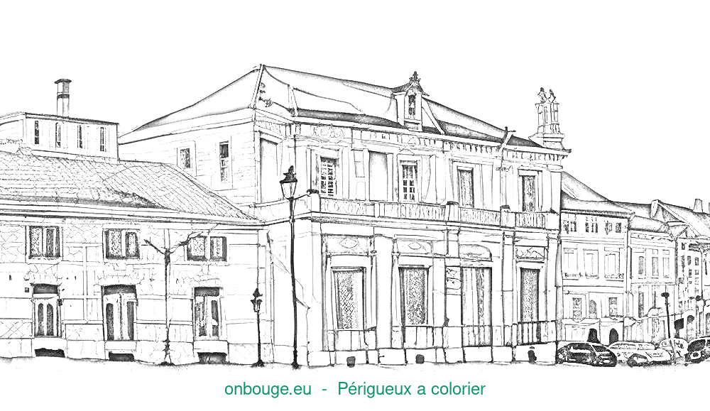 Coloriage de Périgueux