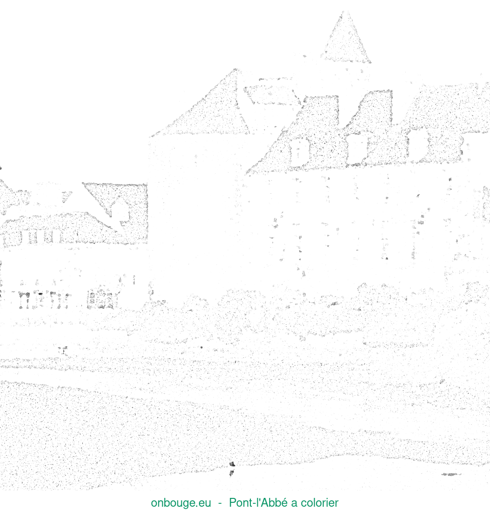 Coloriage de Pont-l'Abbé