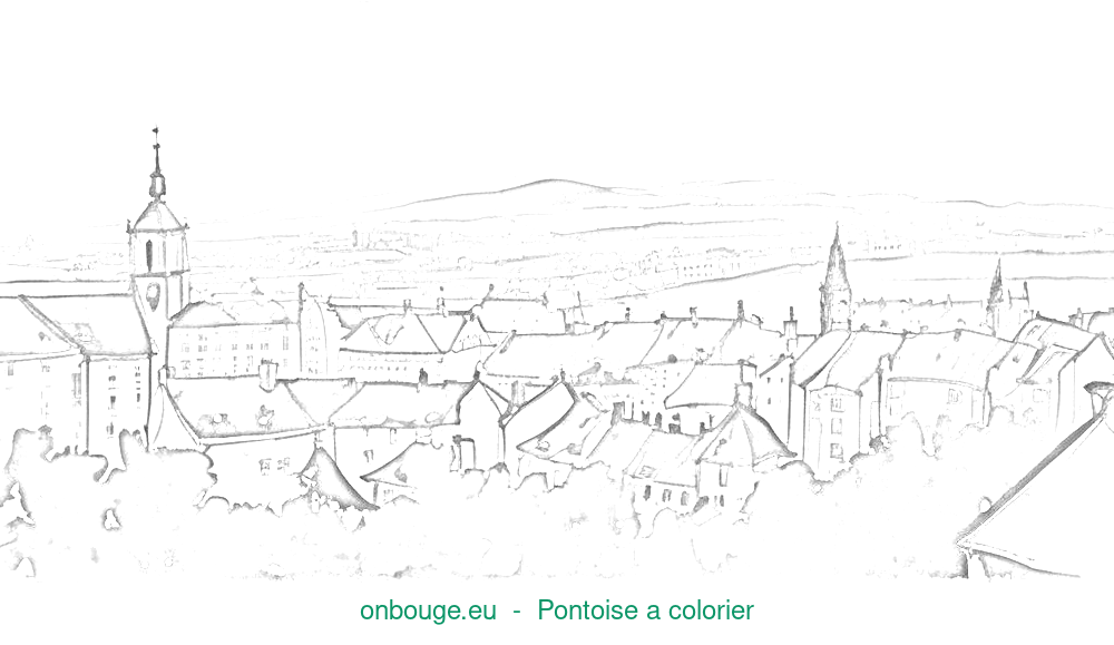 Coloriage de Pontoise