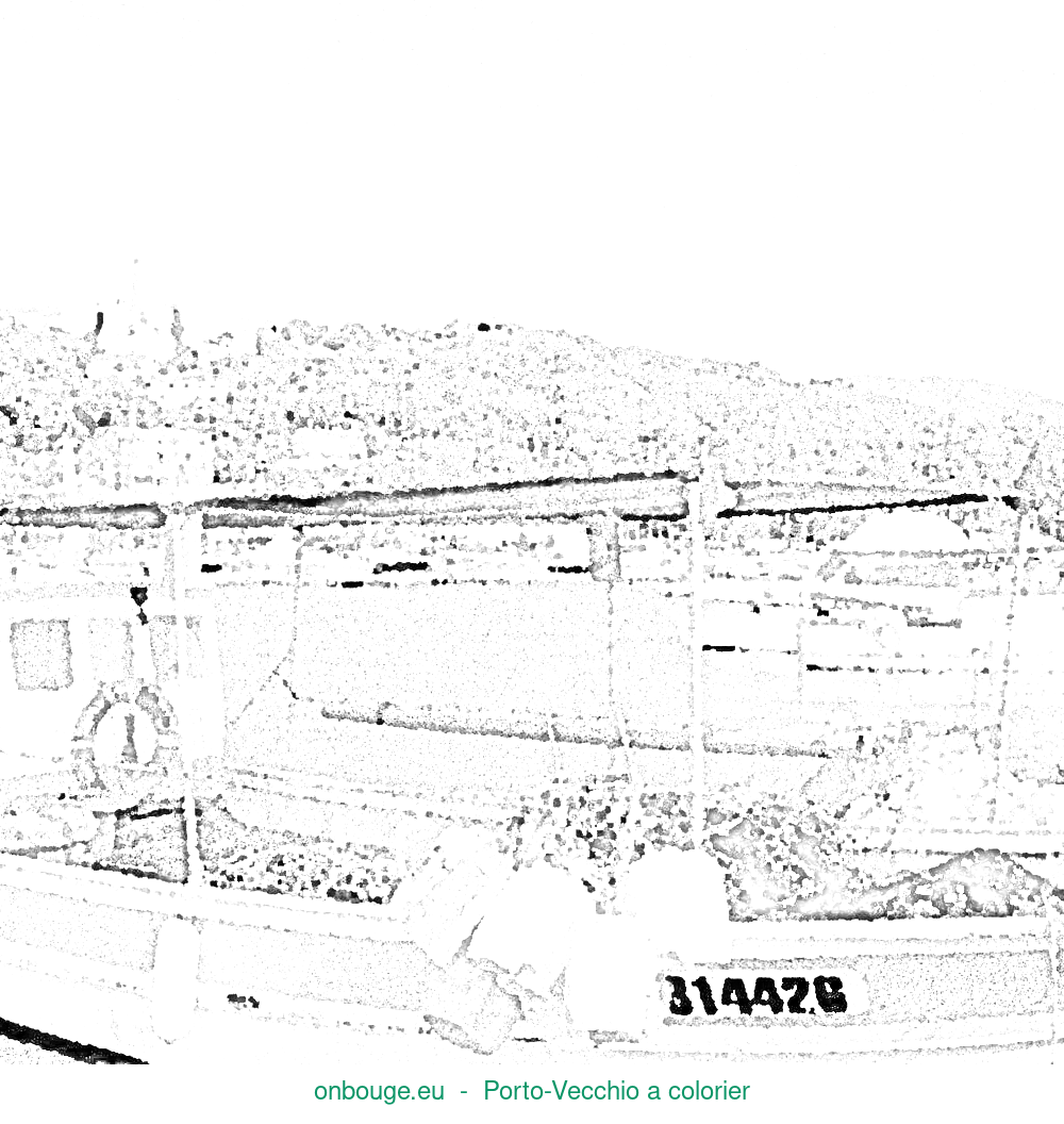 Coloriage de Porto-Vecchio