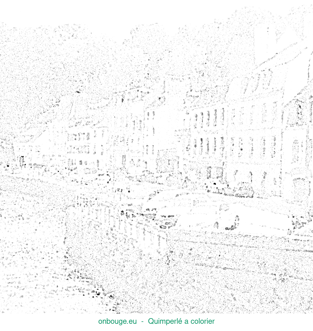 Coloriage de Quimperlé