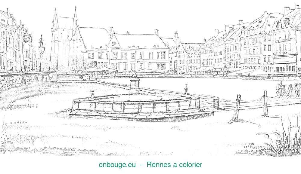 Coloriage de Rennes