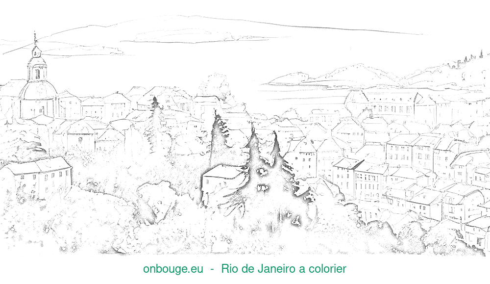 Desenho de Rio de Janeiro