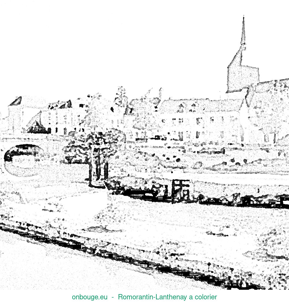 Coloriage de Romorantin-Lanthenay