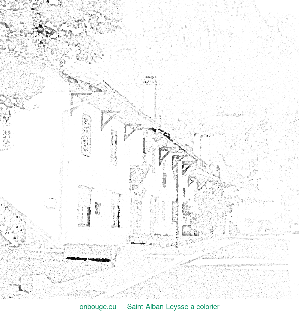 Coloriage de Saint-Alban-Leysse