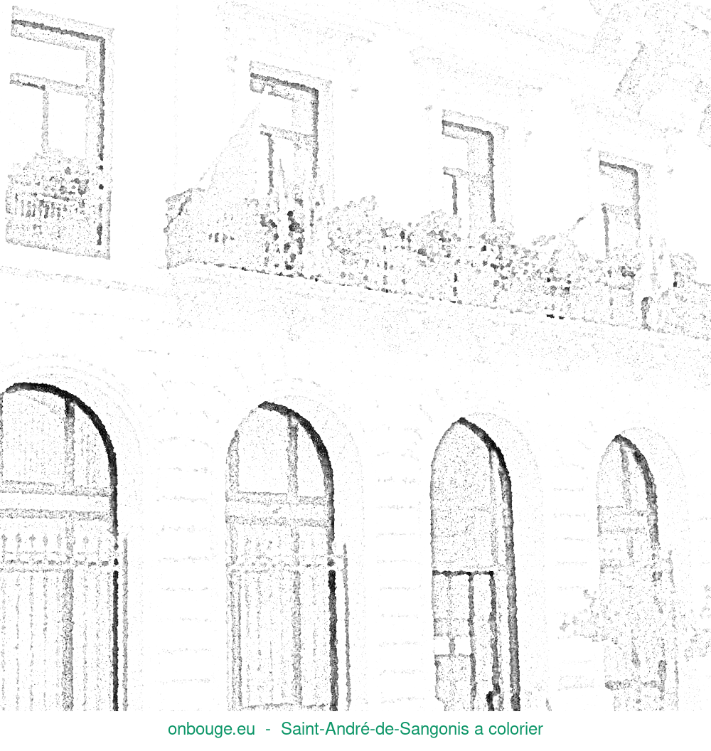 Coloriage de Saint-André-de-Sangonis