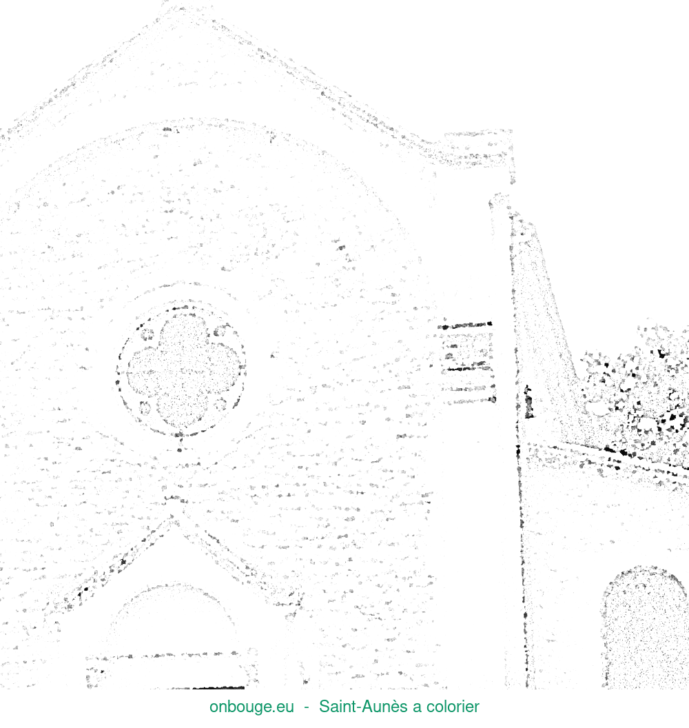 Coloriage de Saint-Aunès