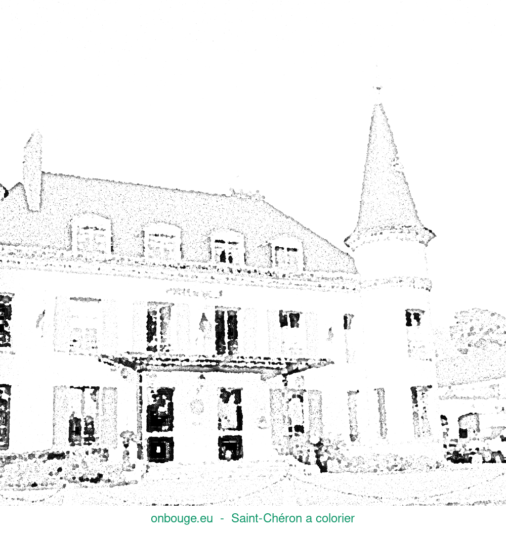 Coloriage de Saint-Chéron