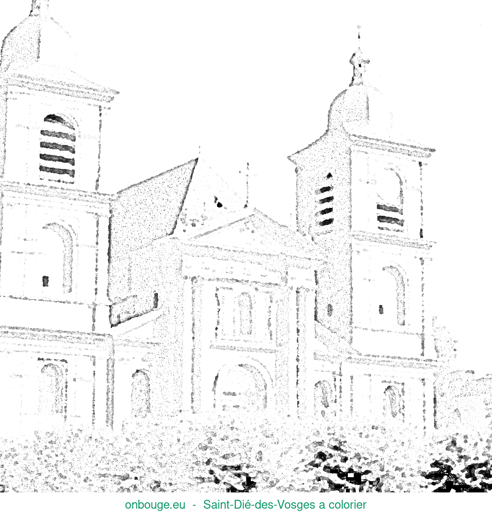 Coloriage de Saint-Dié-des-Vosges