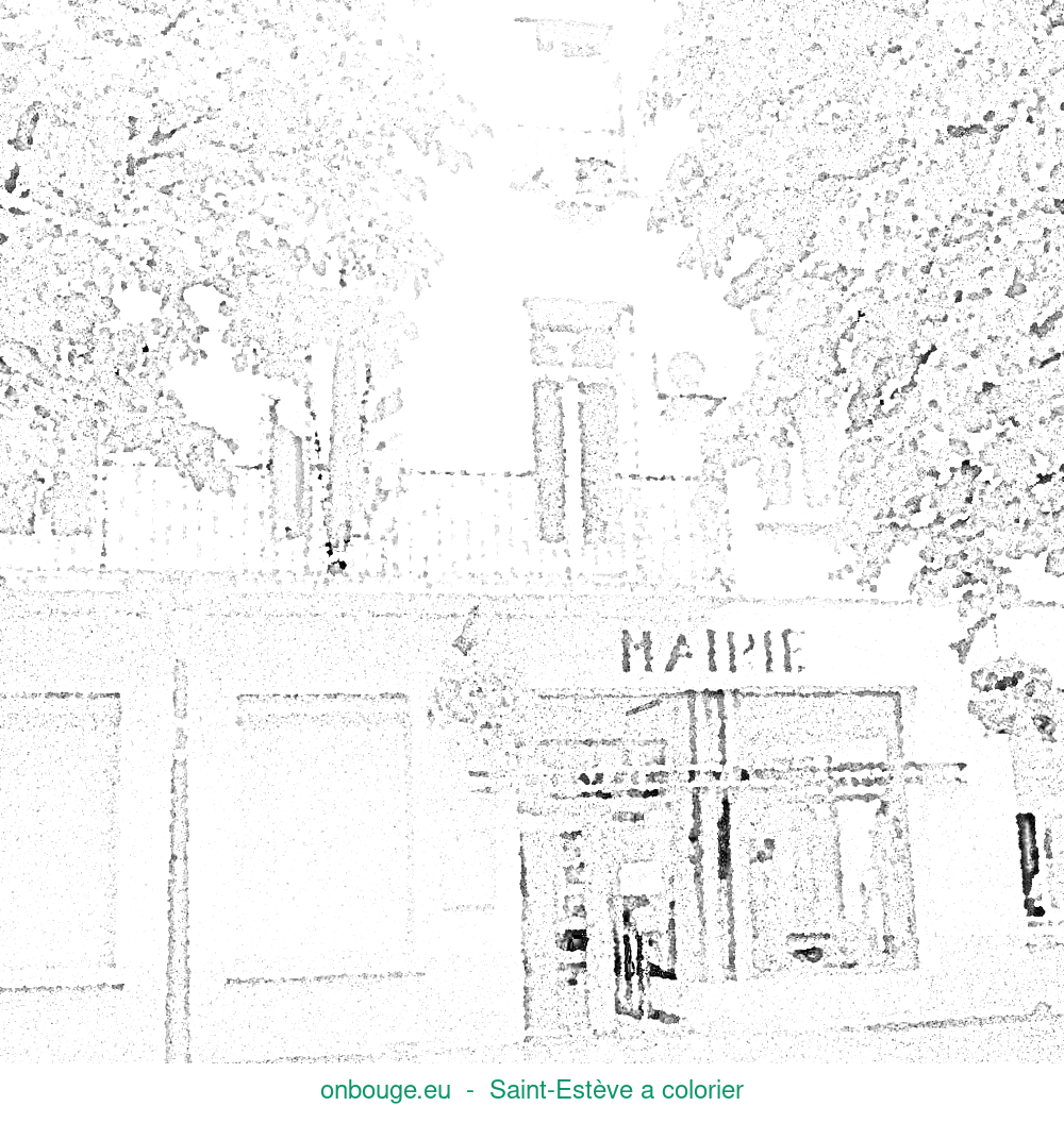 Coloriage de Saint-Estève