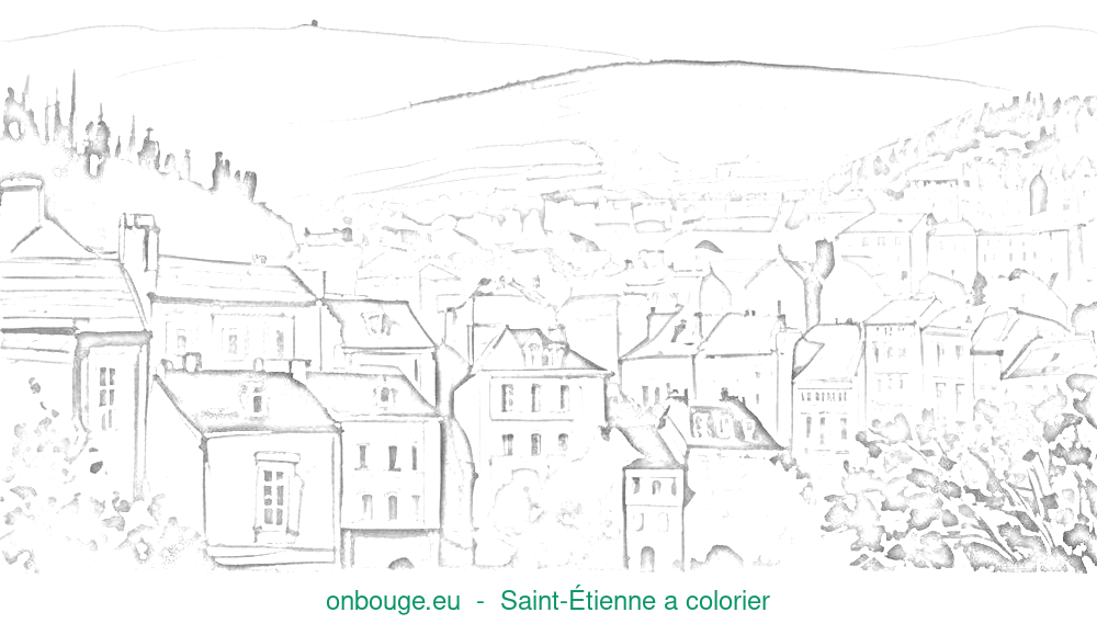 Coloriage de Saint-Étienne