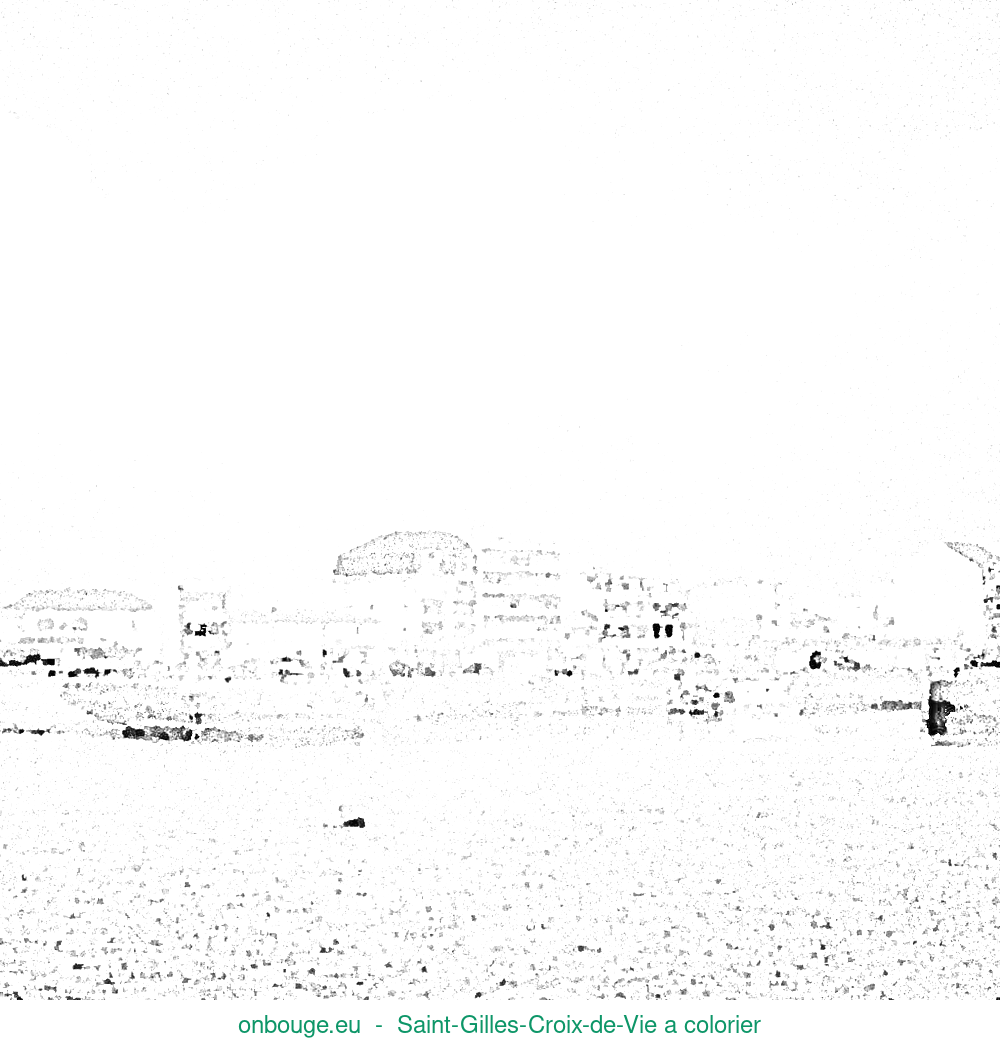 Coloriage de Saint-Gilles-Croix-de-Vie