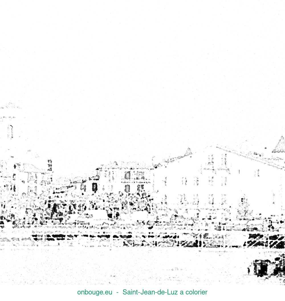 Coloriage de Saint-Jean-de-Luz