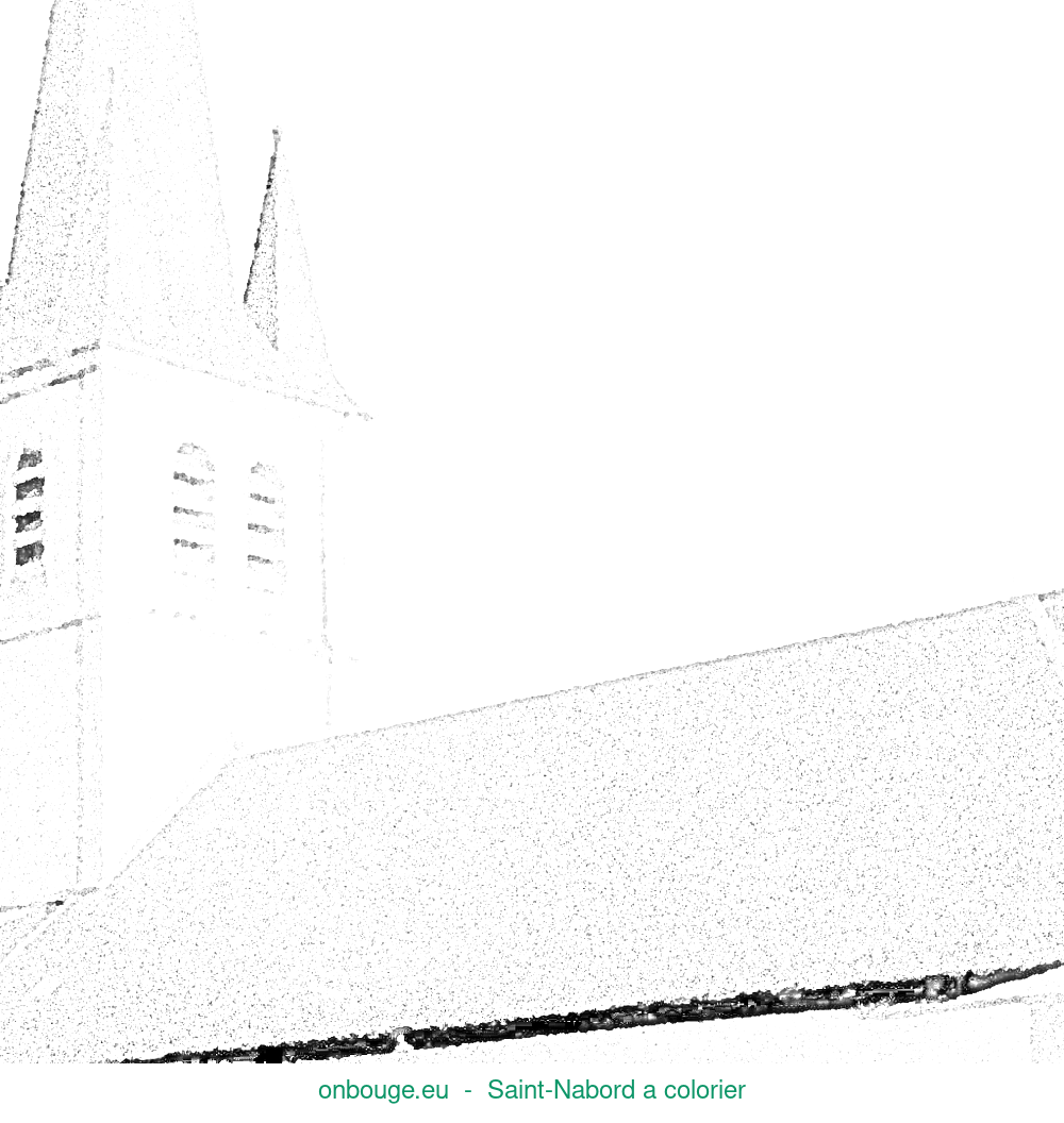 Coloriage de Saint-Nabord