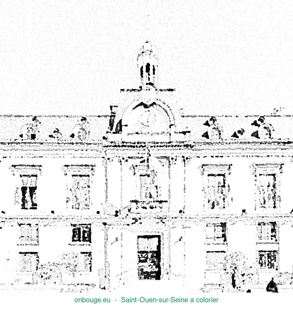 Coloriage de Saint-Ouen-sur-Seine