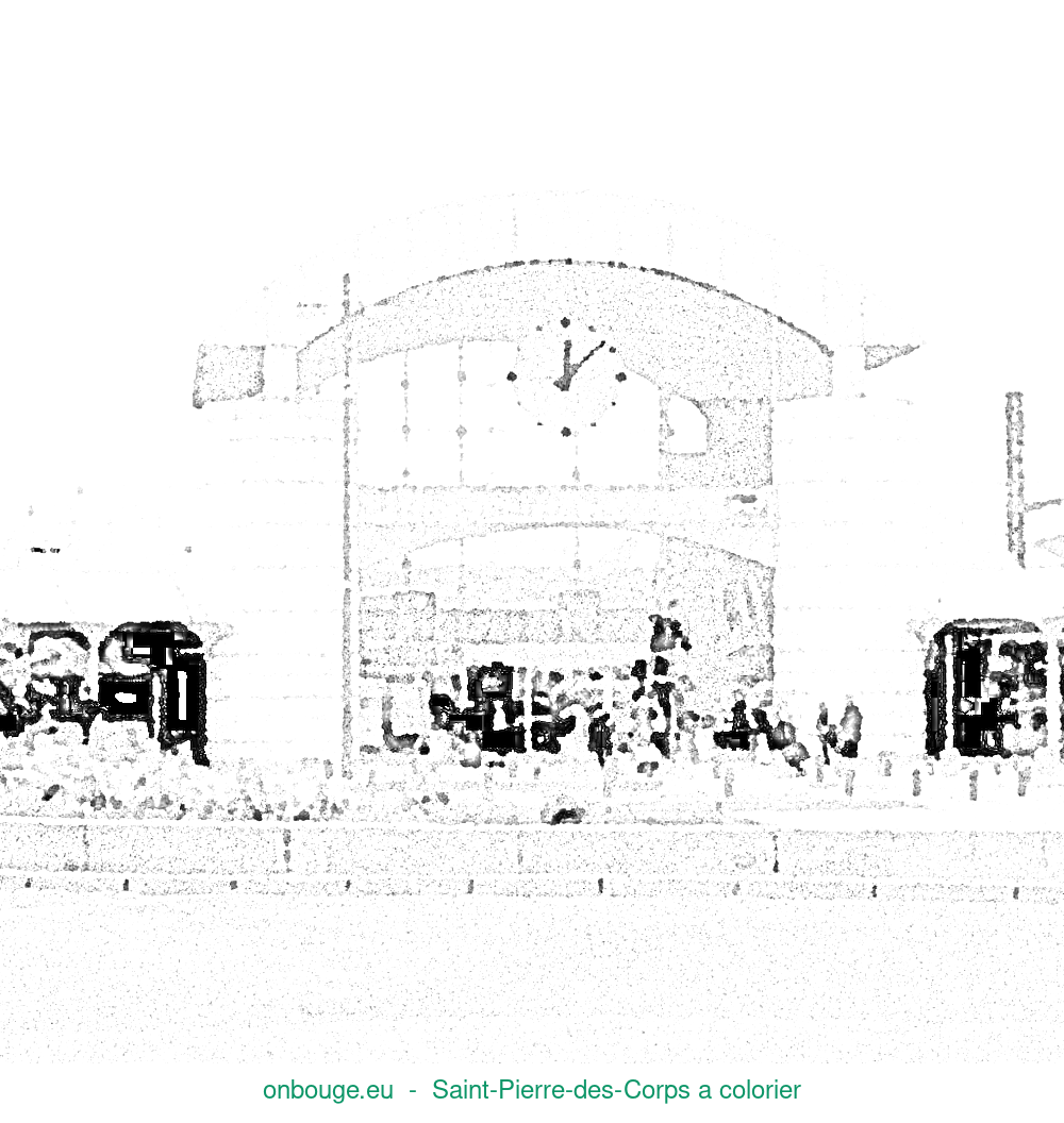 Coloriage de Saint-Pierre-des-Corps