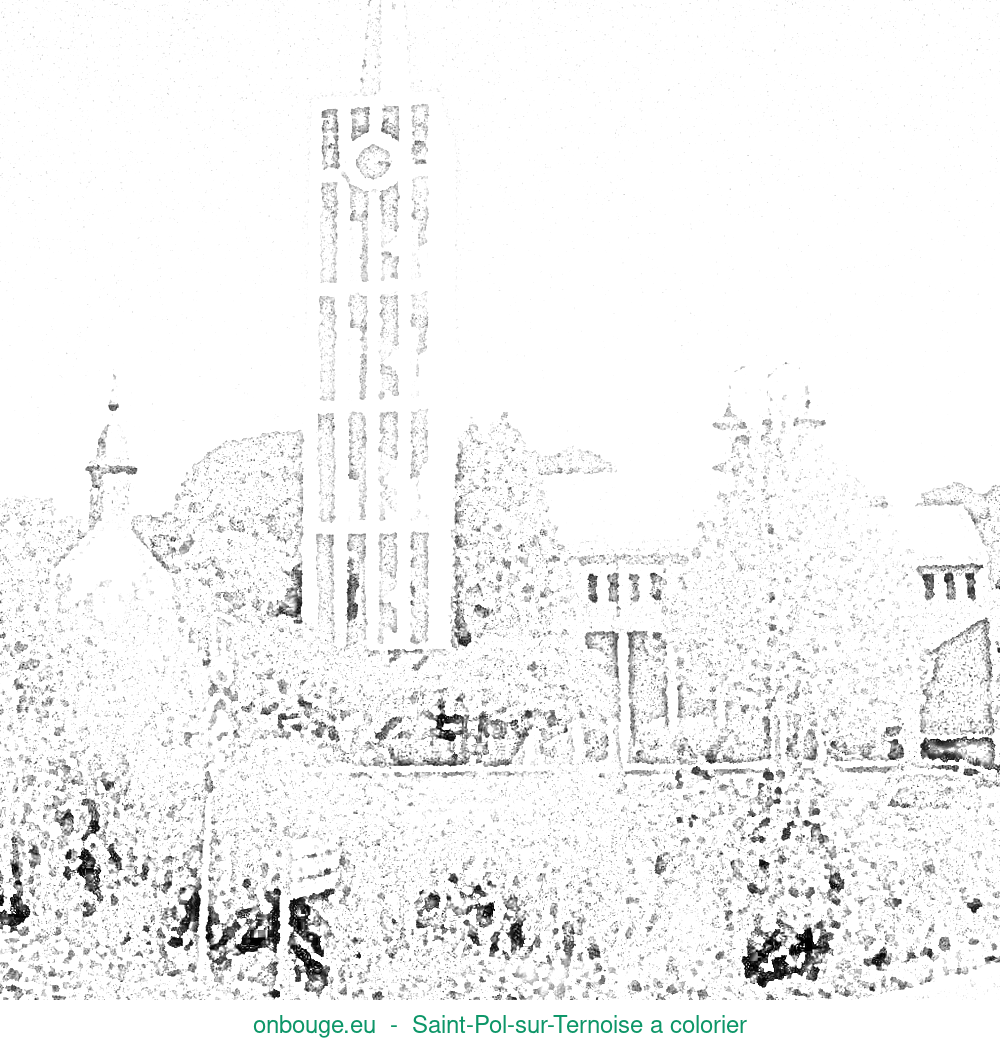 Coloriage de Saint-Pol-sur-Ternoise