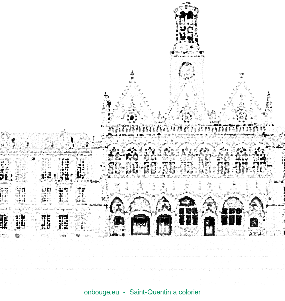 Coloriage de Saint-Quentin