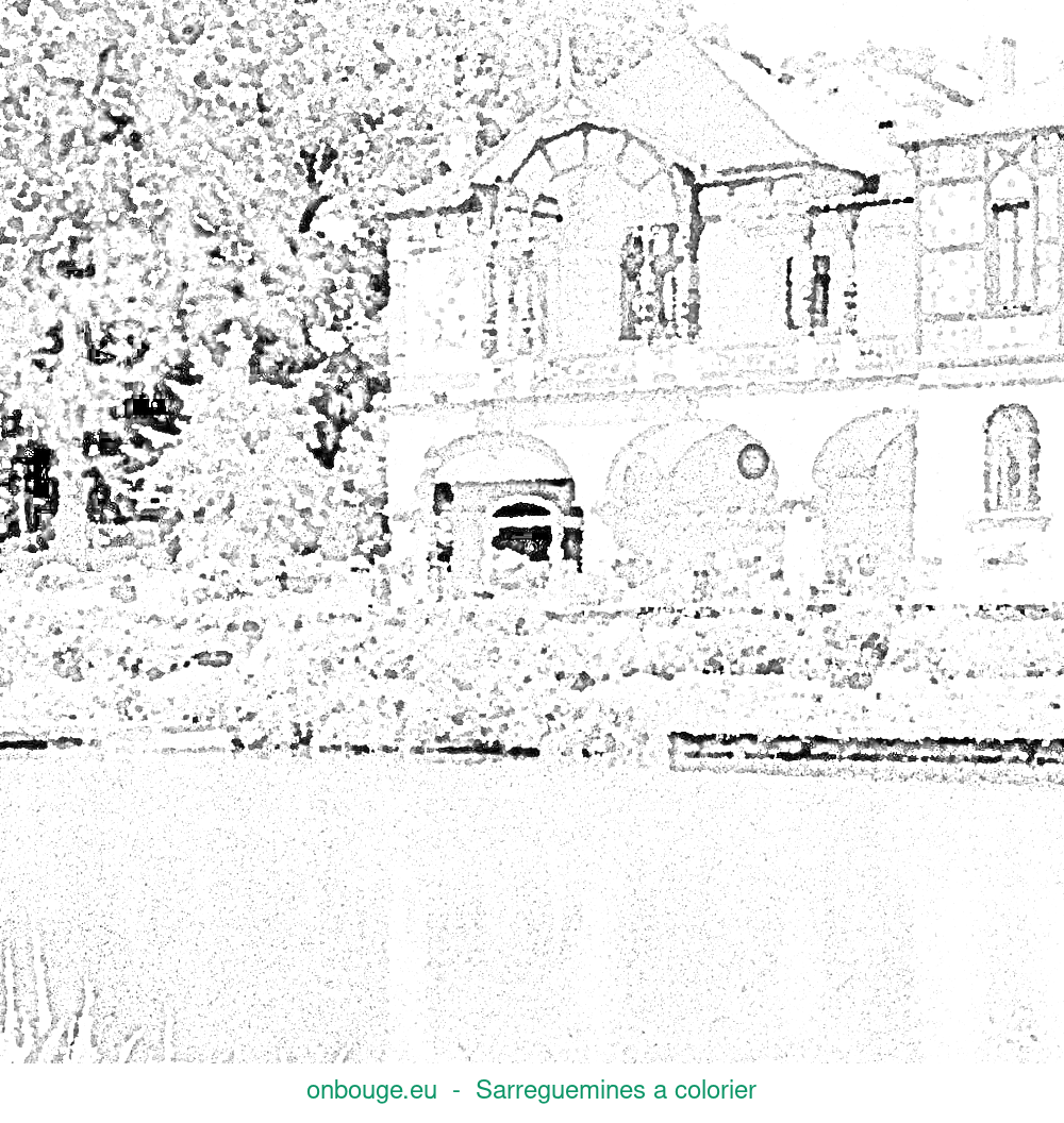 Coloriage de Sarreguemines
