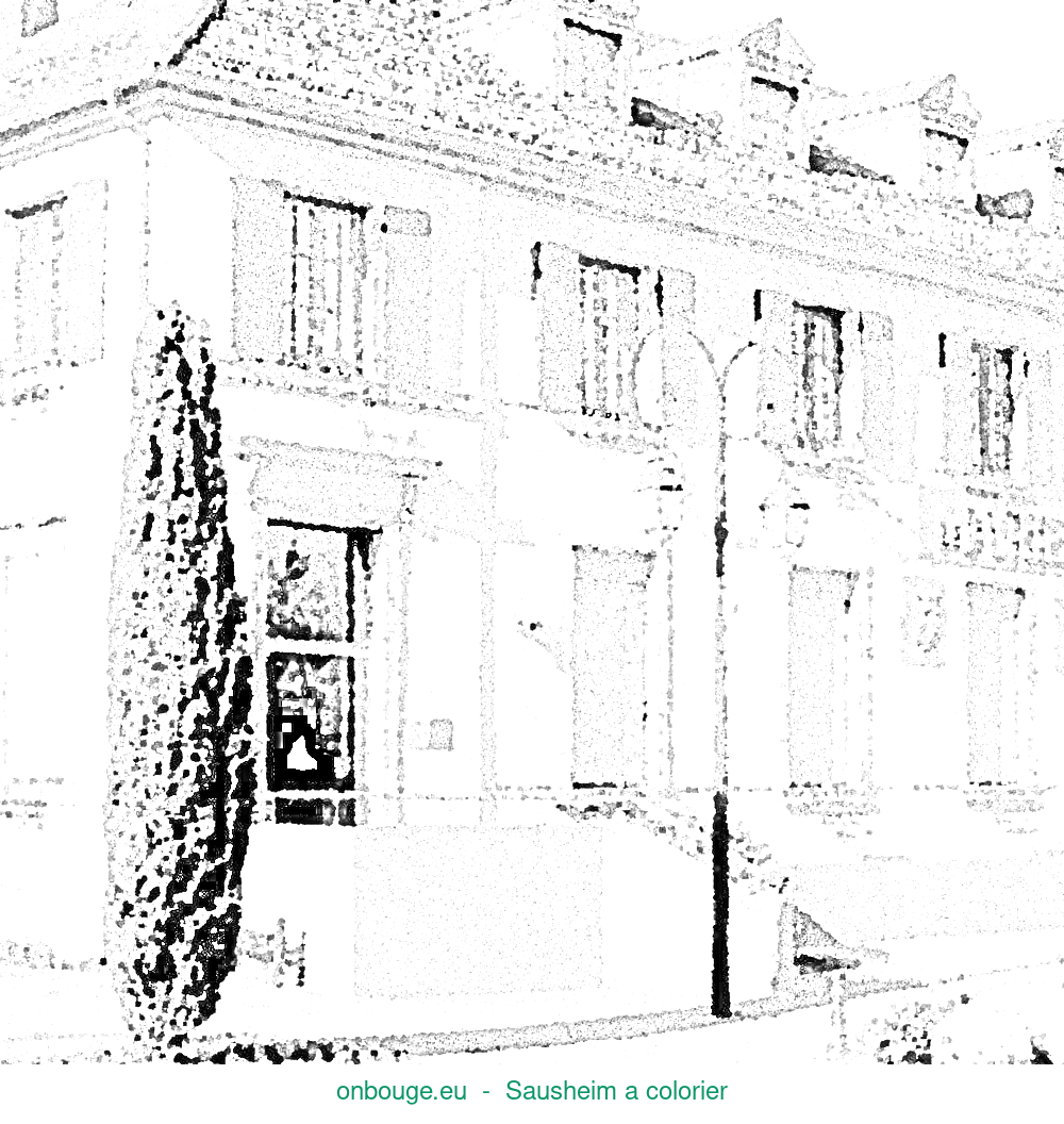 Coloriage de Sausheim