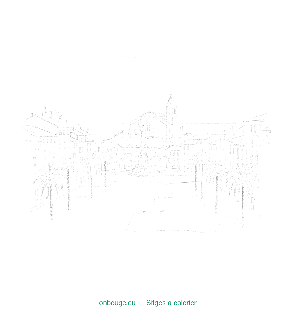 Coloriage de Sitges