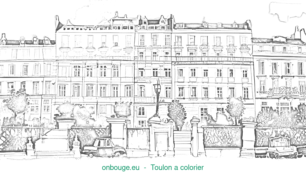 Coloriage de Toulon