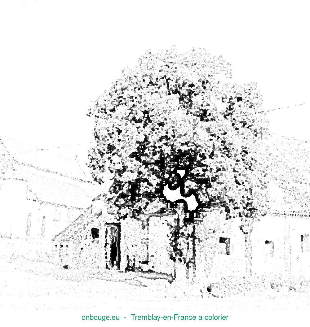Coloriage de Tremblay-en-France