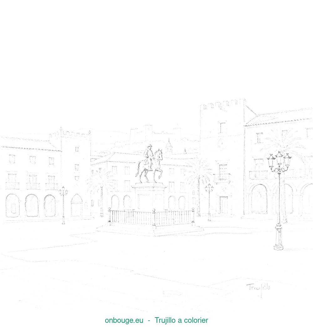 Coloriage de Trujillo