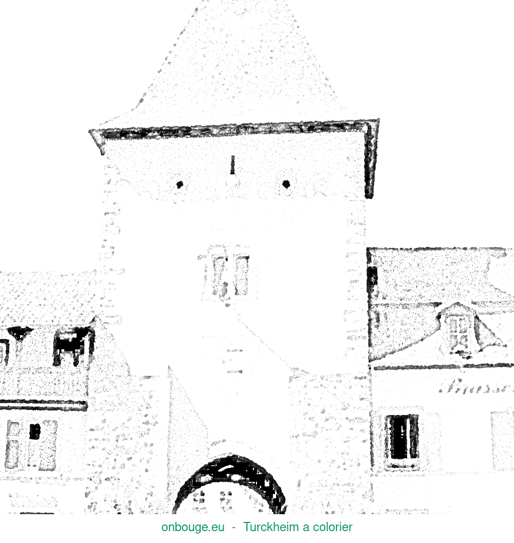 Coloriage de Turckheim