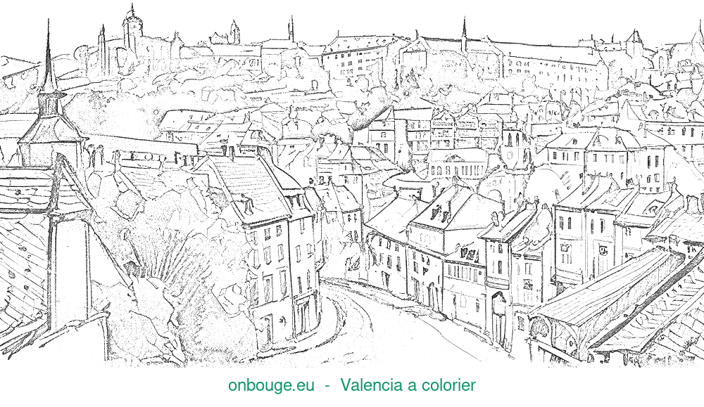 Coloriage de Valencia