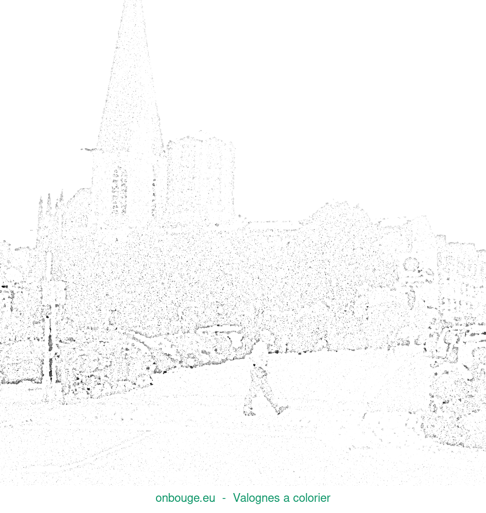 Coloriage de Valognes