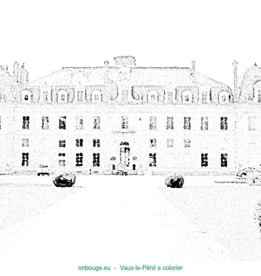 Coloriage de Vaux-le-Pénil