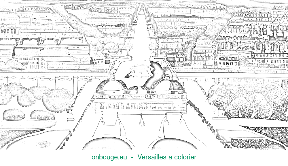 Coloriage de Versailles