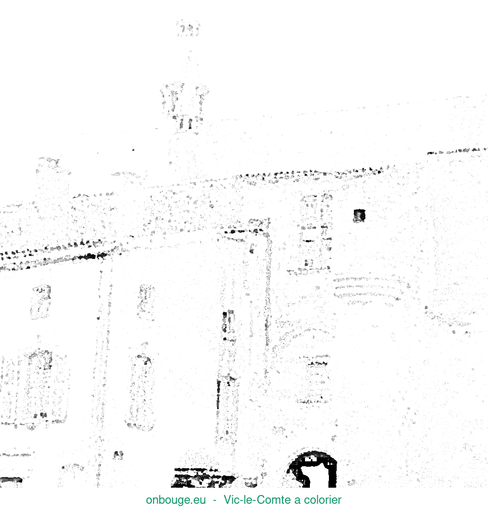 Coloriage de Vic-le-Comte