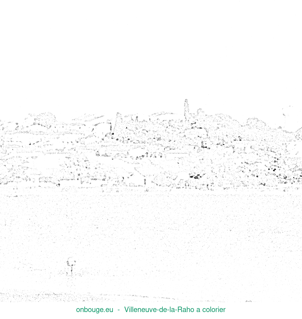 Coloriage de Villeneuve-de-la-Raho