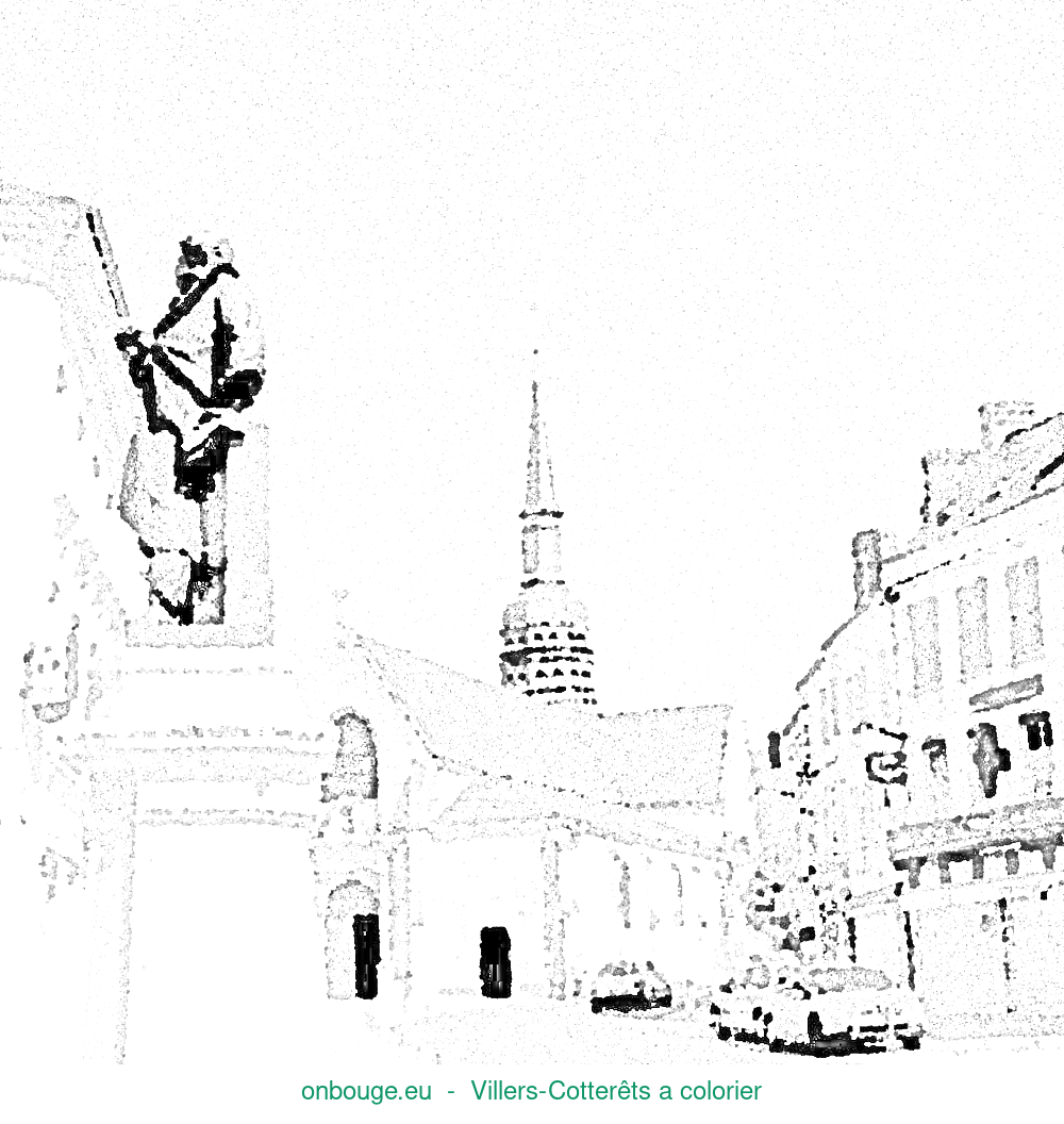 Coloriage de Villers-Cotterêts