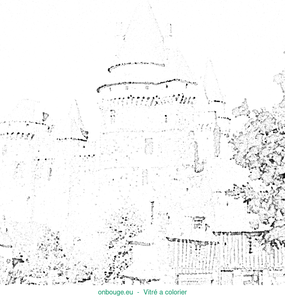 Coloriage de Vitré