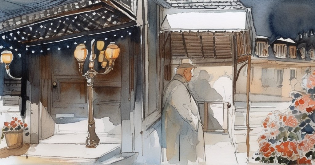 Lisbonne — aquarelle