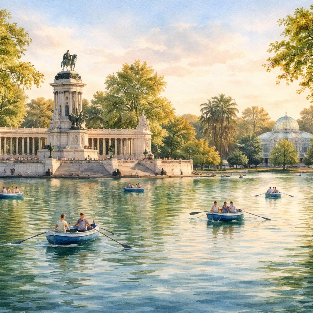 Madrid — aquarelle OnBouge