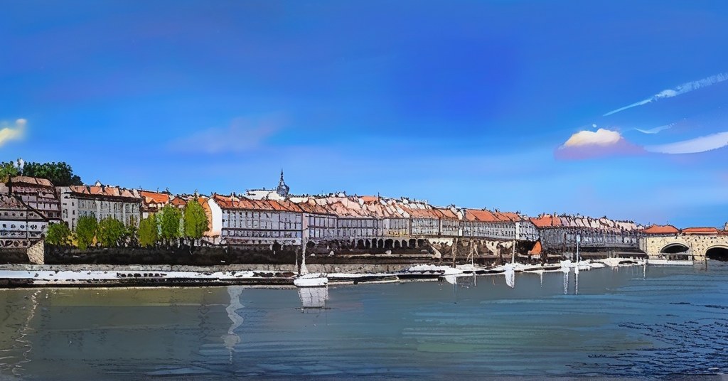 Aquarelle de Saint-Cloud