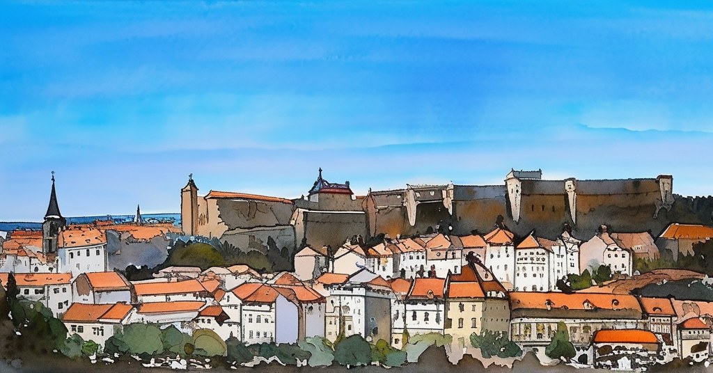 Silves — aquarelle OnBouge