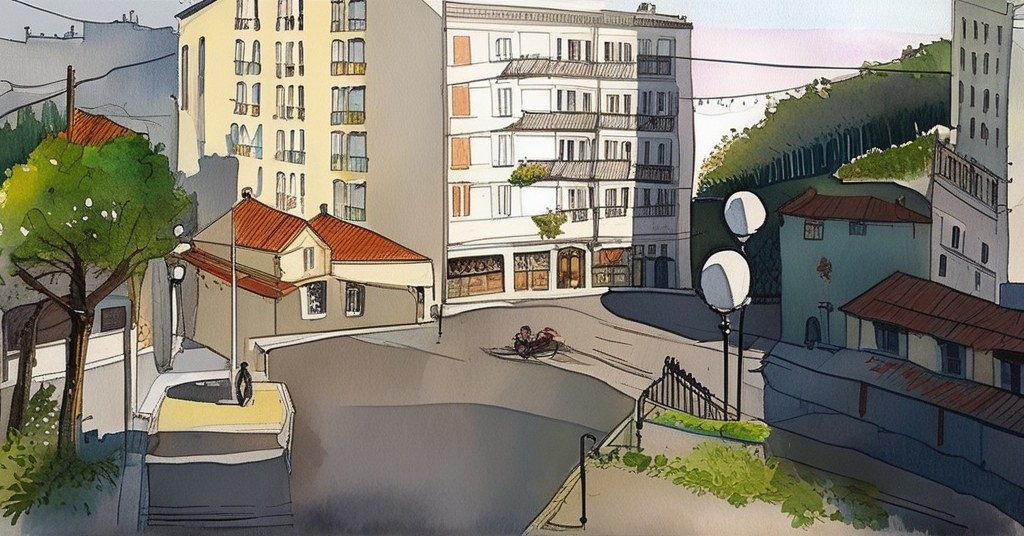 Aquarelle de Vanves